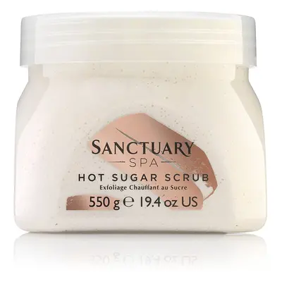 Sanctuary Spa Body Scrub, Hot Sugar Scrub, Vegan Kaolin Clay Scrub with Warming Zeolite and Skin