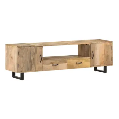 TV Cabinet 160x30x45 cm Solid Mango Wood