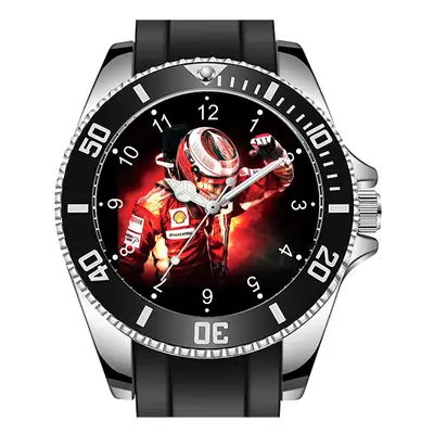 Driver G Prix Racer F1 Winner Portrait Sporty Unique Stylish Wrist Watch