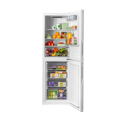 SIA SFF17654WE 50/50 Split White Freestanding 252L Combi Fridge Freezer