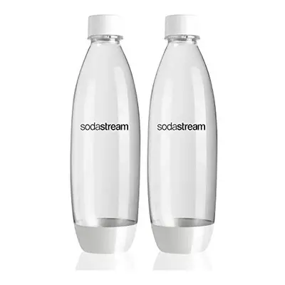 1l Carbonating Bottles Fit to SourceGenesis deluxe Makers Twin Pack White