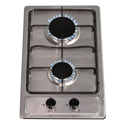 SIA SSG301SS 30cm Compact Domino Gas Hob In Stainless Steel With LPG Kit