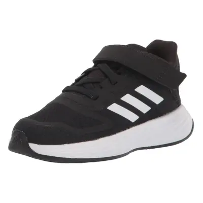 adidas Kids Duramo Running Shoe Black/White/Black (Elastic) US