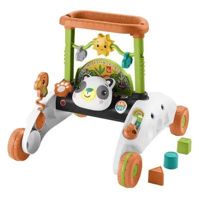 Fisher-Price Baby & Toddler Toy 2-Sided Steady Speed Panda Walker with Smart Stages Learning & B