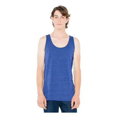 American Apparel Unisex Tri-Blend Tank Tri/Indigo Medium