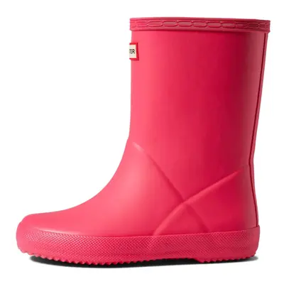 Hunter Little Kids Original First Classic Rain Boot Bright Pink