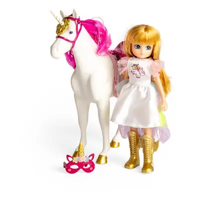 Lottie Dolls Dress Up Doll & Unicorn - Piece Fantasy Dolls Set, Fairy Princess Horse Toys, Imagi