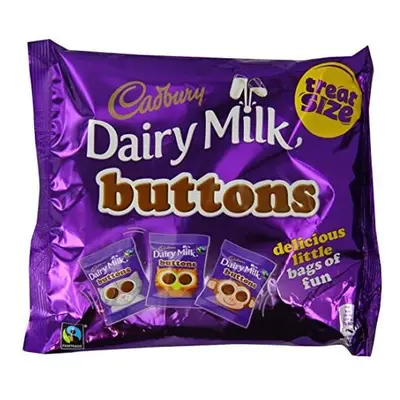 Cadbury Dairy Milk Buttons Chocolate Bag, 170g