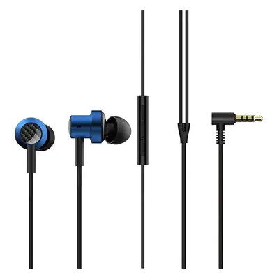 Dual Drivers Earphone 3.5mm Earphones Deep Bass Wired Control Magnetic Earbuds Headphone with Mi