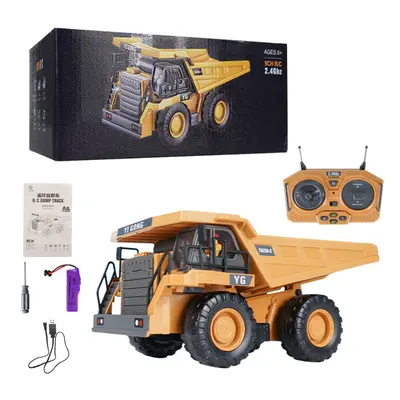 (dumper) 1:20 RC Excavator Dumper Car 2.4G Remote Control Engineering Vehicle Crawler Truck Bull