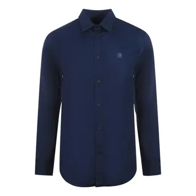 (L) Diesel Long Sleeve Blue Shirt