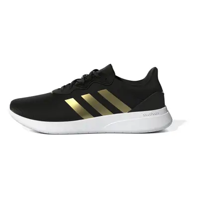 adidas Women's QT Racer 3.0 Sneaker Black/Matte Gold/White