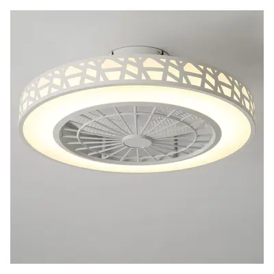 Round Acrylic Ceiling Mount LED Fan Light