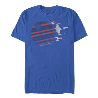 Star Wars Men's Rebel Flyby T-Shirt Royal Blue 3X-Large