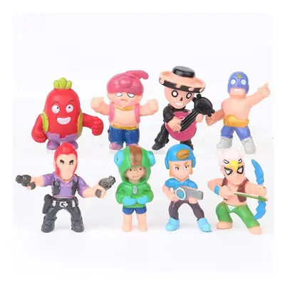 (8Pcs) 8Pcs Brawl Stars Action Figure Collection Toys