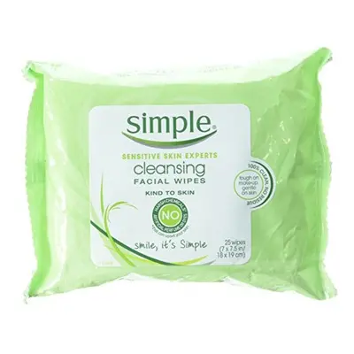 Simple Cleansing Facial Wipes Count (3 Pack)