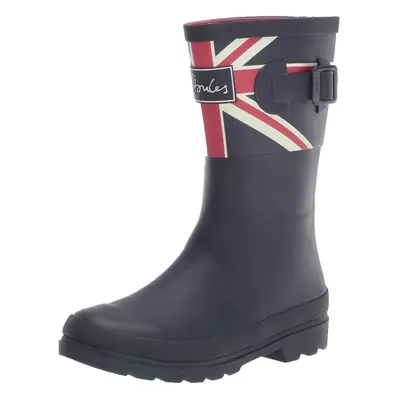 Joules Girls Rain Boot Navy Union Jack Little Kid