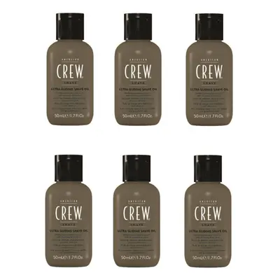 American Crew Ultra Glide Shave Oil 50ml x6