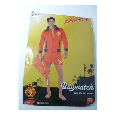 Medium Mens Baywatch Lifeguard Costume - baywatch costume lifeguard mens fancy dress adult outfi