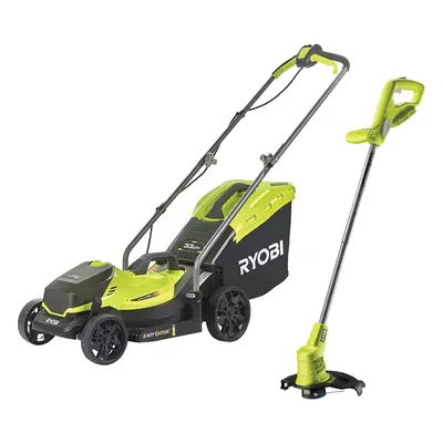 Ryobi RLM1833BLT1825M 18v ONE+ Cordless Lawnmower & Grass Trimmer