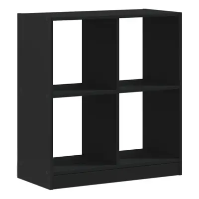 (black, 68.5 x x cm) vidaXL Bookcase Bookshelf Rack Storage Cabinet Engineered Wood