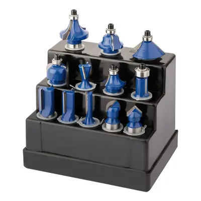 TCT Router Bit Set, 1/2"" (12 Piece)