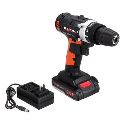 (24V) 12V/24V Lithium Battery Power Drill Cordless Rechargeable Speed Electric Drill