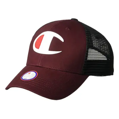 Champion Men's Twill Mesh Dad Cap Maroon/Black OS