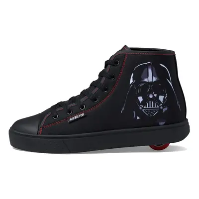 HEELYS Boy's Hustle Stars Wars Wheeled Heel Shoe Black/Red Little