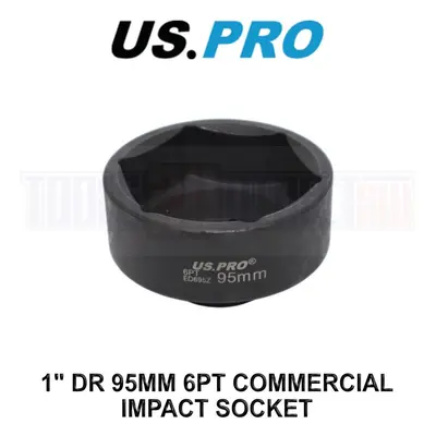 US PRO Tools 1" DR 95mm 6pt Commercial Impact Socket