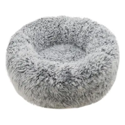 Rosewood Medium dog bed for medium dog breeds. Machine washable, super soft and cosy silver fluf