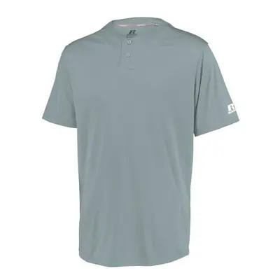 Russell 3R7X2B.BG7.XL Youth Performance Two-Button Solid Jersey, Baseball Gray - Extra Large