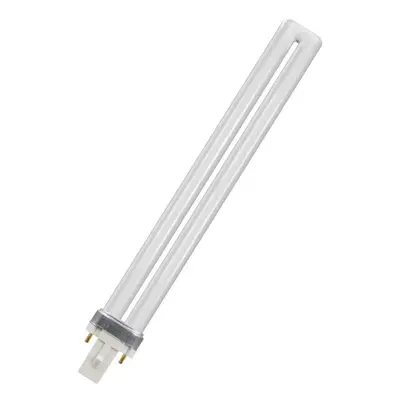 Crompton Lamps CFL PLS 11W 2-Pin Single Turn Warm White Frosted S-Type