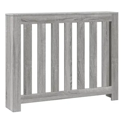 vidaXL Radiator Cover Heater Cover Radiator Shelf Grey Sonoma Engineered Wood