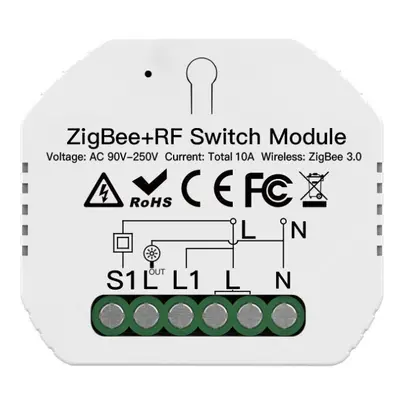 (10 Pcs) Smart Light Switch +RF Switch Module SmartThings Required APP Remote Control Work with 