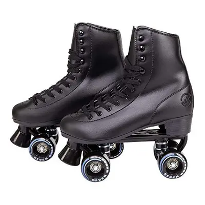 c SEVEN c7skates Quad Roller Skates Retro Design (Black Youth 3)