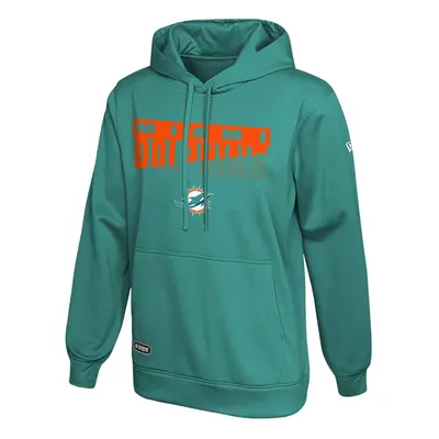 New Era NFL Men's Scoreboard Pullover Performance Hoodie, Pro Football Fleece Hoodie, Miami Dolp