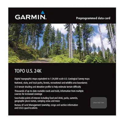 Garmin TOPO US 24K North Central microSD/SD card