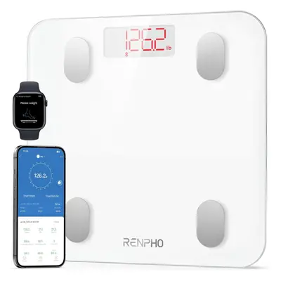 RENPHO Smart Scales for Body Weight, Digital Weighing Scales with High Precision Sensors, Bathro