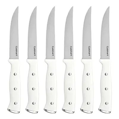 Cuisinart C77WTR-6PSK White Triple Rivet Steak Knife Set pc