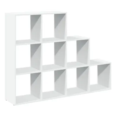 (white, 137,5 x x 103,5 cm) vidaXL Room Divider Bookcase Storage Shelf Book Rack Bookshelf Engin