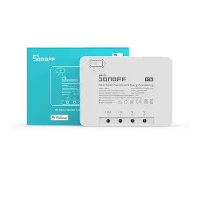 25A Power Metering WiFi Smart Switch Overload Protection Energy Saving Track on eWeLink Voice Co