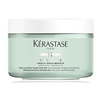 KÃ©rastase Specifique, Weekend Purifying Cleansing Clay Shampoo, For Oily Roots & Sensitised Len