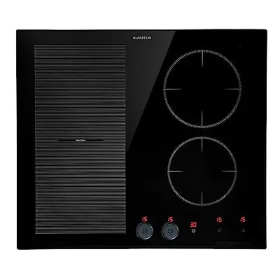 Klarstein Ceramic Hob Cooktops, Zone Electric Cooker Hob, Energy Efficient Induction Cooktop w/D