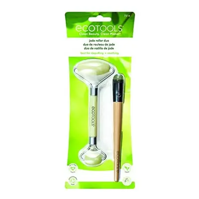 EcoTools Jade Roller Facial Set, Face Roller and Under Eye Roller Massage Tool, Count