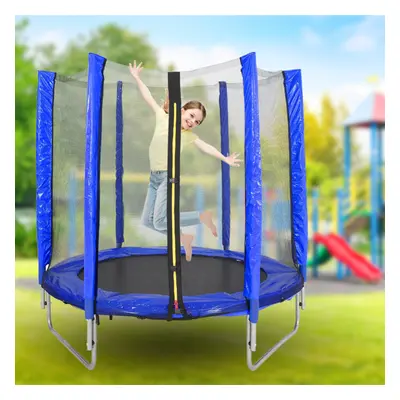 5FT Outdoor Trampoline with Safety Enclosure Kids Entertainment