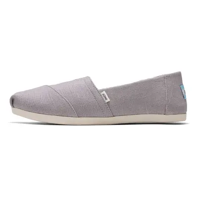 TOMS Women's Alpargata Loafer Flat Morning Dove Heritage Canvas