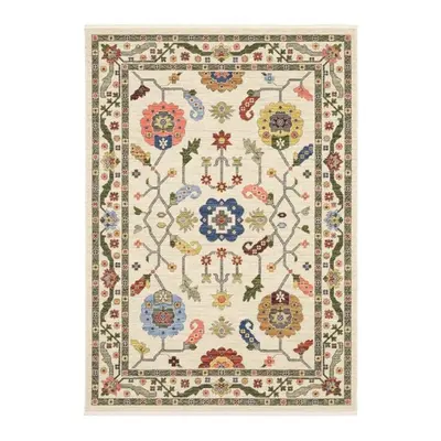 Oriental Weavers L5506W060092ST x ft. Luca Traditional Power Loomed Rectangle Rug, Ivory