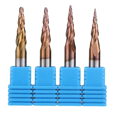 (R0.5*20*D6*50) R0.25/ R0.5/ R0.75/ R1.0 *20*D6*50 Flutes Taper Ball Nose End Mill HRC50 Milling