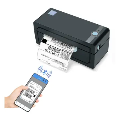 JADENS Bluetooth Thermal Monochrome Label Printer, 4x6 Shipping Label Printer, Compatible with A